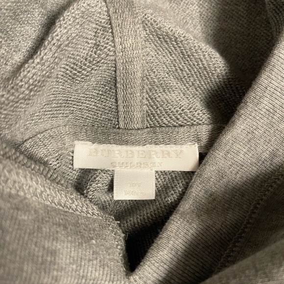 Authentic Burberry Aurora hoodie dress sz 10 youth like new - Picture 5 of 6